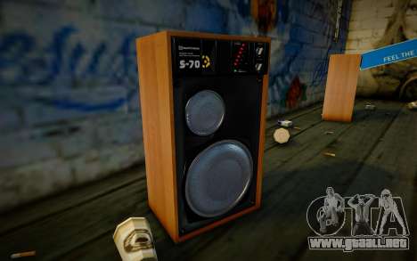 Speakers Radiotehnika S-70 para GTA San Andreas