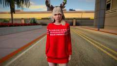 Rachel Christmas Outfit para GTA San Andreas