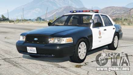Interceptor de policía Ford Crown Victoria P71 2001〡LAPD [ELS] v4.6 para GTA 5