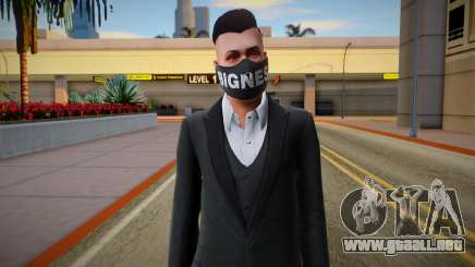Gta Online Skin With Bigness Mask para GTA San Andreas