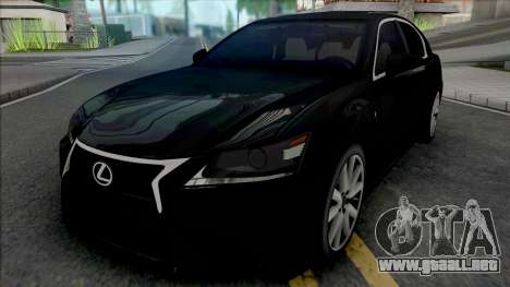 Lexus GS350 Black para GTA San Andreas