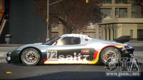 Porsche 918 SP Racing L9 para GTA 4