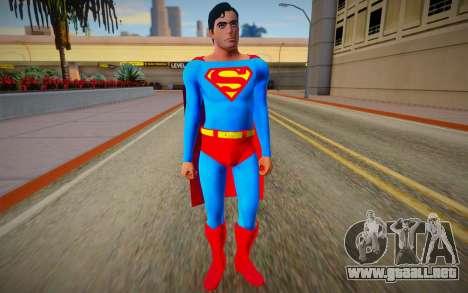 Superman Christopher Reeve para GTA San Andreas