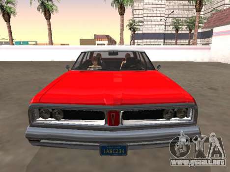 Regina Dundreary Sedan mi versión para GTA San Andreas