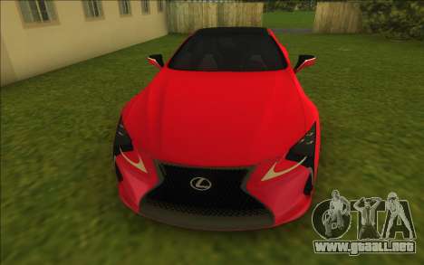 Lexus LC500 2018 para GTA Vice City