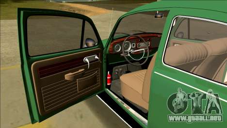 Volkswagen Beetle (Fuscao) 1500 1974 - Brasil para GTA San Andreas
