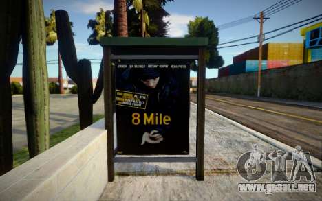 Publicidad de películas de 8 millas para GTA San Andreas