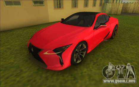 Lexus LC500 2018 para GTA Vice City