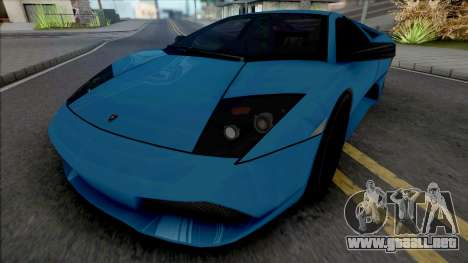 Lamborghini Murcielago LP640 Blue para GTA San Andreas