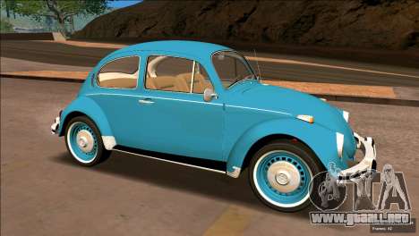 Volkswagen Beetle (Beetle) 1300 1974 - Brasil para GTA San Andreas