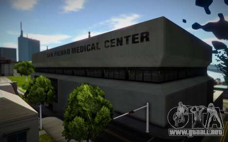 Renovado hospital en San Fierro para GTA San Andreas