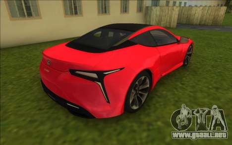 Lexus LC500 2018 para GTA Vice City