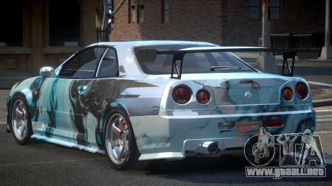 Nissan Skyline R34 BS U-Style PJ6 para GTA 4