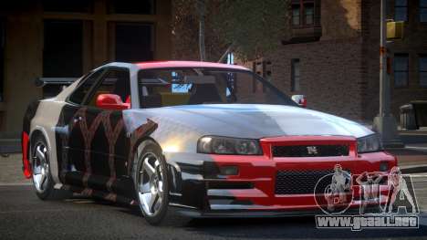 Nissan Skyline R34 Qz7 L9 para GTA 4