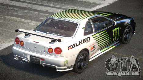 Nissan Skyline PSI Drift L7 para GTA 4