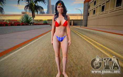 Wonder Woman Bikini Girl from Dead or Alive 5 para GTA San Andreas