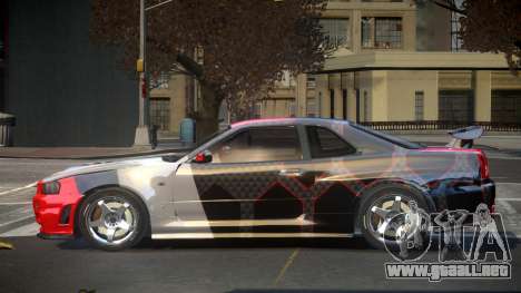 Nissan Skyline R34 Qz7 L9 para GTA 4