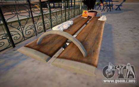 Winter Bench para GTA San Andreas