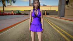 Tifa Purple Dress para GTA San Andreas