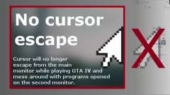 No Cursor Escape para GTA 4