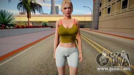 DOA6 Rachel Energy Up Training Wear para GTA San Andreas