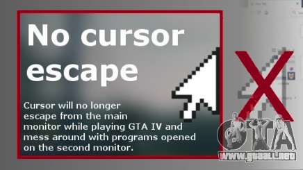 No Cursor Escape para GTA 4