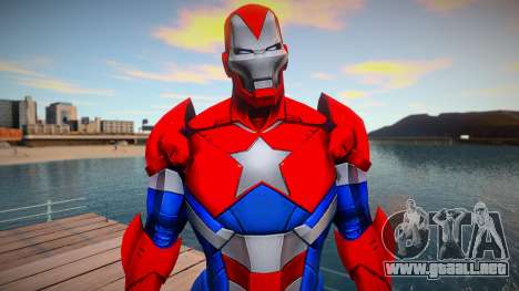 Marvel Future Fight - Iron Patriot (good skin) para GTA San Andreas