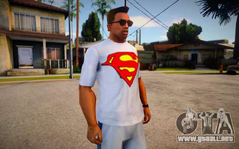 T-shirt Superman (good textures) para GTA San Andreas