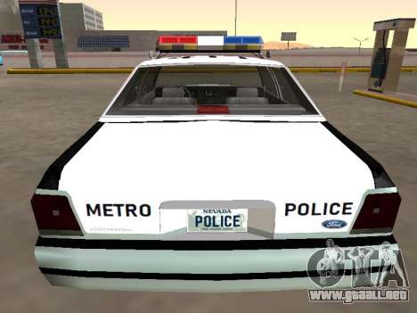 LTD Crown Victoria 1991 Policía Metropolitana de para GTA San Andreas