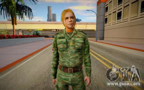 Serbian Female Soldier para GTA San Andreas