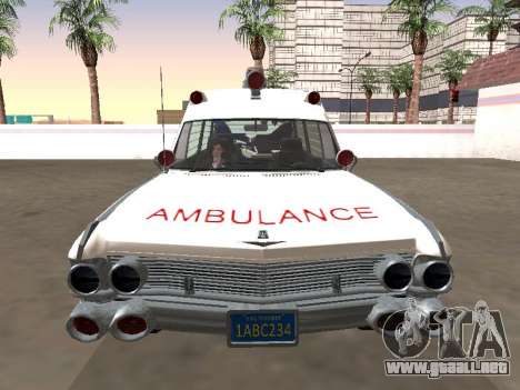 Cadillac Miller-Meteor 1959 Vieja Ambulancia para GTA San Andreas