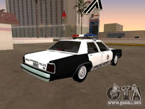 LTD Crown Victoria 1991 Policía Metropolitana de para GTA San Andreas