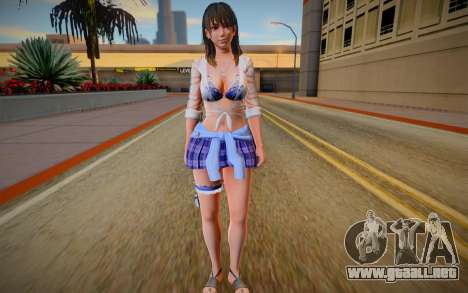 DOAXVV Nanami Twilight Time para GTA San Andreas