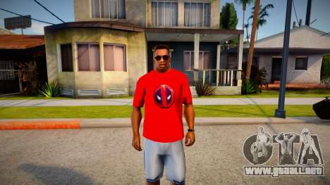 DeadPool T-Shirt para GTA San Andreas