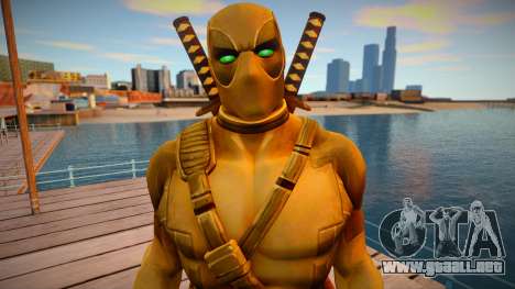 Deadpool Gold para GTA San Andreas