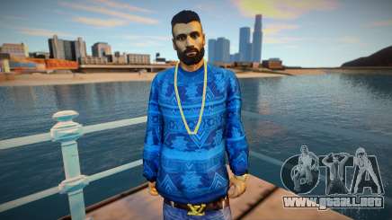 Hombre con barba para GTA San Andreas