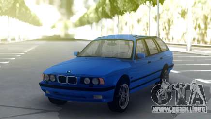 BMW M5 E34 Wagon Blue para GTA San Andreas