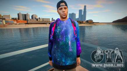 Boyfriend style Galaxy backpack para GTA San Andreas