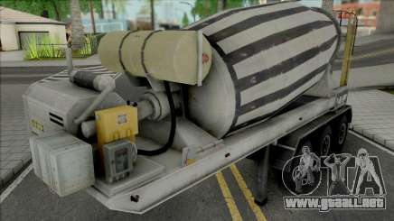 Cement Mixer Trailer para GTA San Andreas