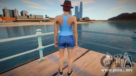 Chica policía al estilo de GTA 5 para GTA San Andreas