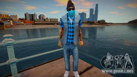 Street thug jeans vest para GTA San Andreas