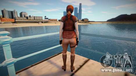 Claire Redfield in a costume Helena Harper para GTA San Andreas