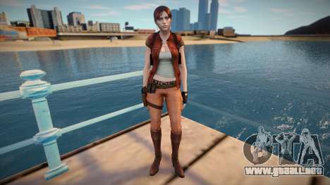 Claire Redfield in a costume Helena Harper para GTA San Andreas