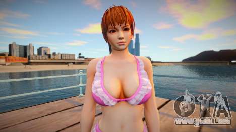 Kasumi pink bikini para GTA San Andreas