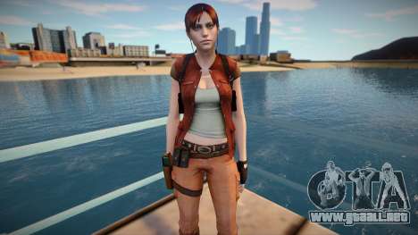 Claire Redfield in a costume Helena Harper para GTA San Andreas