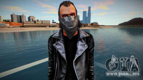 Biker Trevor (with bandana) para GTA San Andreas