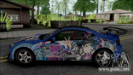 Scion FR-S Yohane Itasha [Fixed] para GTA San Andreas