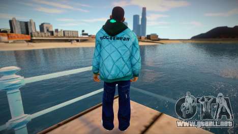 Afroamericano en chaqueta para GTA San Andreas