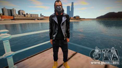 Biker Trevor (with bandana) para GTA San Andreas