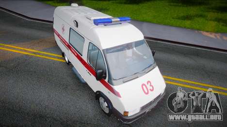 Gaz-32214 (Gazel) - Ambulancia para GTA San Andreas